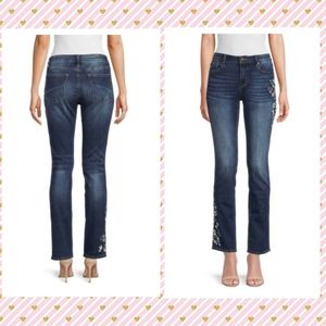 Driftwood Audrey Ocean Pearl Mid Rise Straight Jeans, like new, size 31